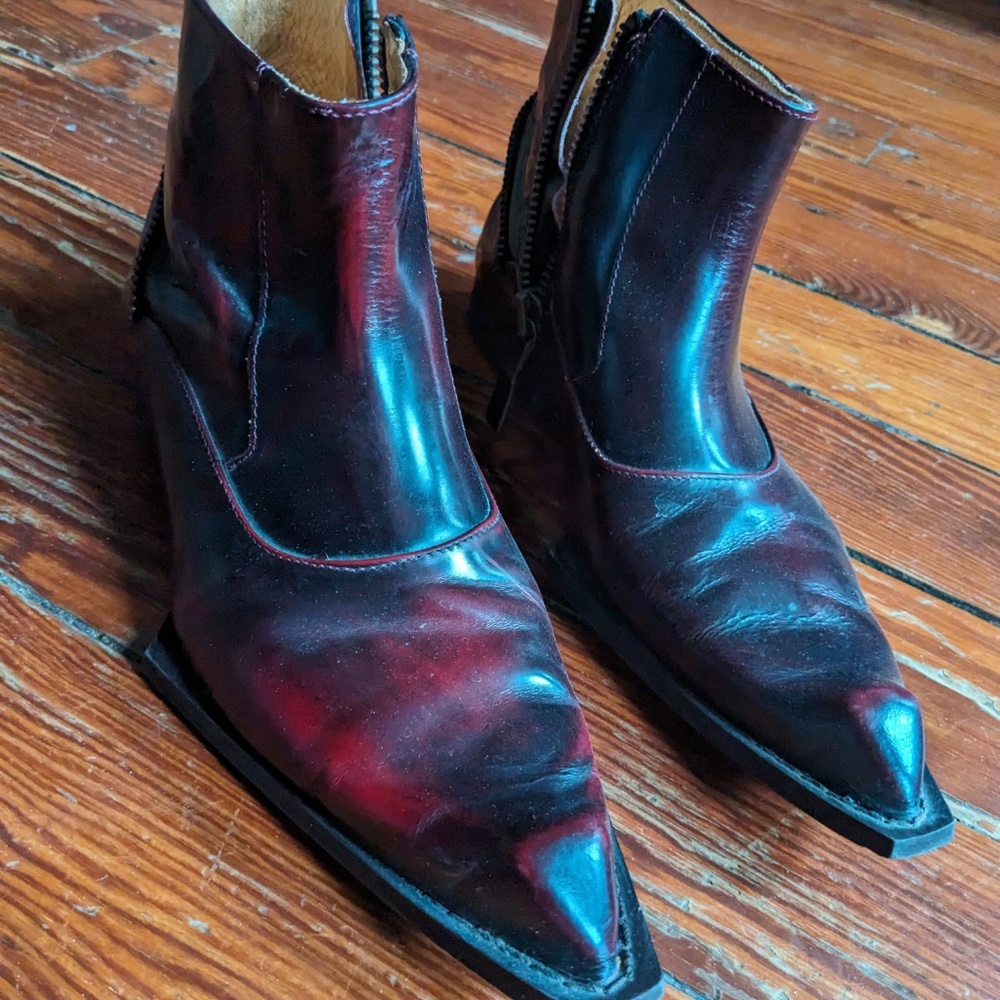 JOHN FLUEVOG MENS SWORDFISH BOOTS Sz 10